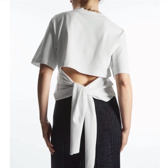 COS Tops - COS Tie Back White Women's Top